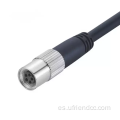 Cables de conectores M9 blindados por cable moldeado por tornillo para el agua